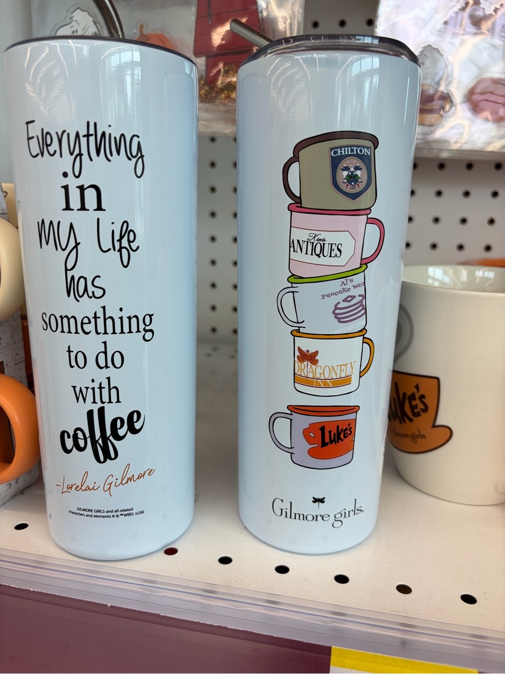 Set of two Gilmore Girls coffee mugs. New and unused